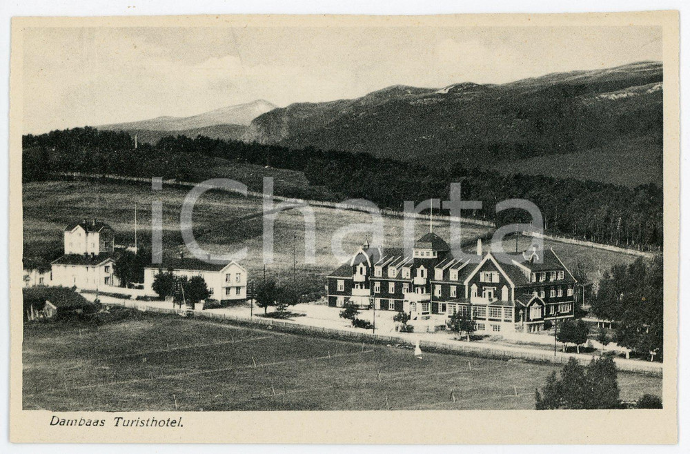 1935 ca DOMBAS (NORWAY) Dambaas Turisthotel - Postcard FP NV  Cartolina d'epoca, non viaggiata. FAIR/discreto Lievi smussature agli angoli Formato: FP originale e autentica 1