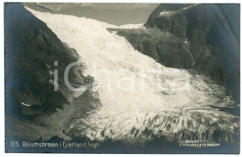 1935 ca NORWAY Boiumsbroeen i Fjoerland - Sogn - Postcard FP NV  Cartolina d'epoca, non viaggiata. FAIR/discreto Lievi smussature agli angoli Formato: FP originale e autentica 1