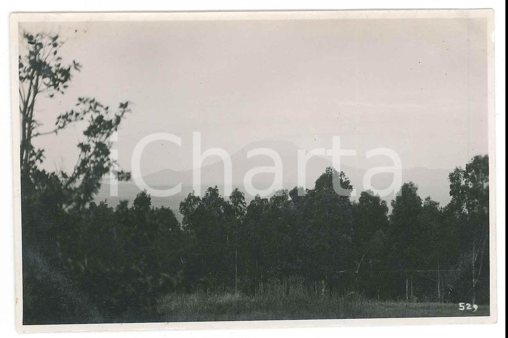 1930 C. ZAGOURSKI «Le Congo Illustré» KIVU - Volcan NYAMURAGIRA Postcard 3  Fotocartolina postale d'epoca, appartenente alla serie &laquo;Le Congo Illustr&eacute;&raquo; del fotografo Casimir Zagourski (L&eacute;opoldville).Non viaggiata.CONDIZIONI: GOODFORMATO: 14x9 cm    originale e autentica 1