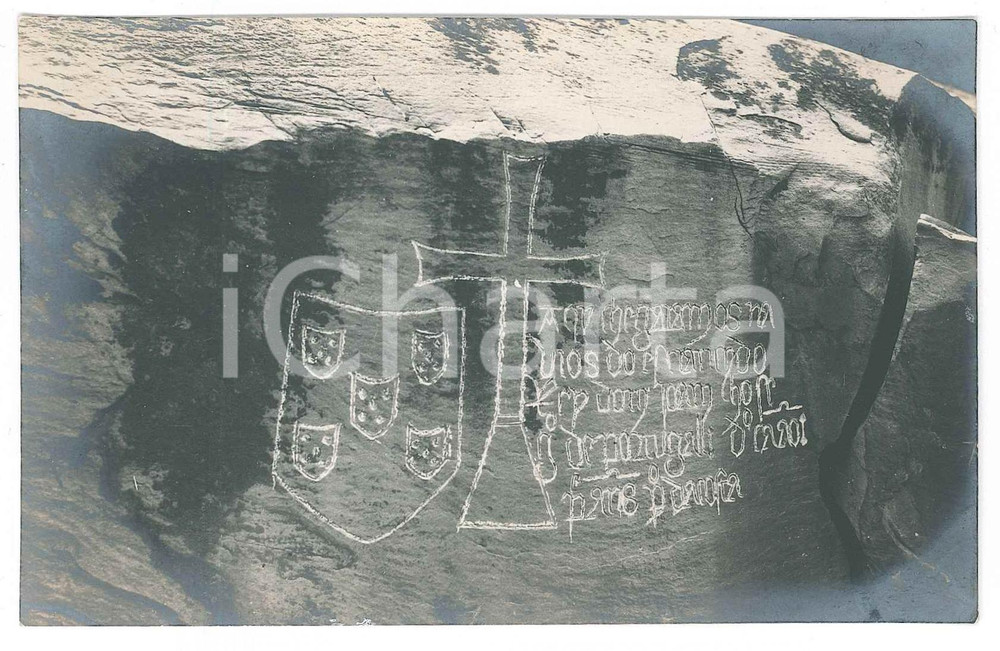 1930 ca C. ZAGOURSKI «L'Afrique qui disparaît» Rochers DIOGO CAM Postcard 201  Fotocartolina postale d'epoca, appartenente alla serie &laquo;L'Afrique qui dispara&icirc;t&raquo; del fotografo Casimir Zagourski (L&eacute;opoldville).N&deg; 201, non viaggiata.CONDIZIONI: GFORMATO: 14x9 cm    originale e autentica 1