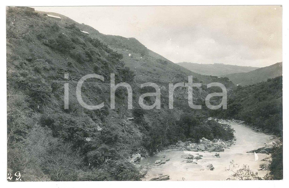 1930 ca C. ZAGOURSKI (?) CONGO BELGE - Près de MATADI - Rapides  M'Poso - Photo  Fotocartolina postale d'epoca, attibuita al fotografo Casimir Zagourski.CONDIZIONI: F (difetti di stampa)FORMATO: 14x9 cm    originale e autentica 1