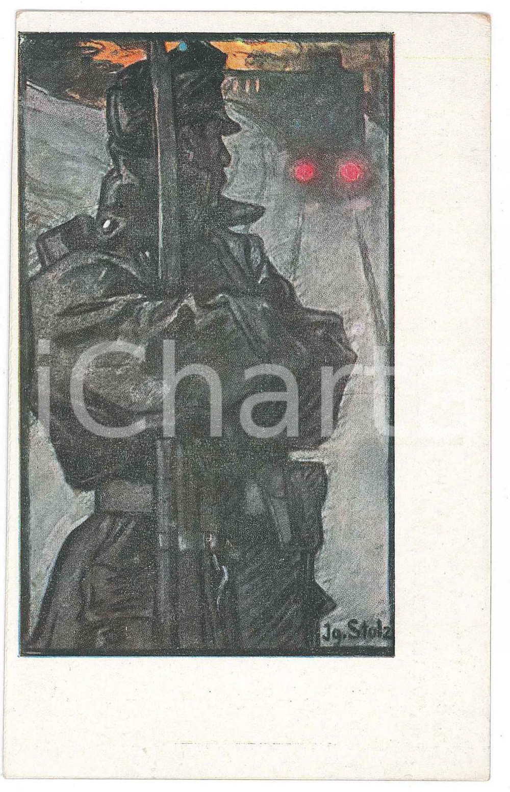 1915 ca WW1 Artist Ignaz STOLZ Kriegsfürsorgeamt Bozen-Gries - Cartolina FP NV  Cartolina postale d'epoca, non viaggiata.EDITORE: Kriegsf&uuml;rsorgeamt Bozen-Gries GOOD/buono  Formato: FP originale e autentica 1