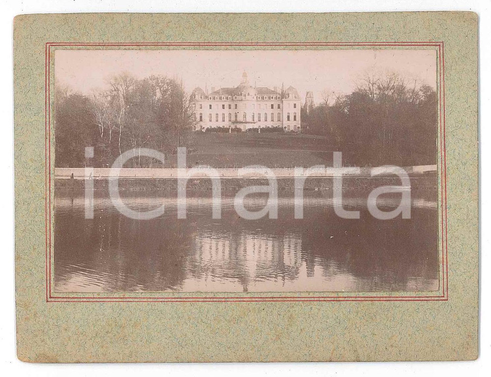1897 FRANCE Château de Vaux-le-Pénil - Vue - Photo VINTAGE 13x9 cm  Fotografia d'epoca, su cartoncino rigido, con didascalia al verso. GOOD/buono  Formato: 13x9 cm originale e autentica 1