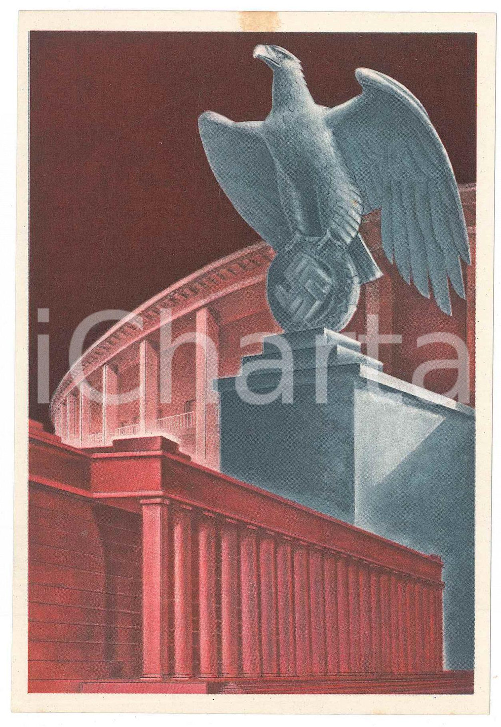 1965 ca L'ARCHITECTURE DANS LA NOUVELLE ALLEMAGNE Illustrated Postcard FG NV Cartolina d'epoca, non viaggiata.   FAIR/discreto Lievi smussature agli angoli Formato: 15x10 originale e autentica 1