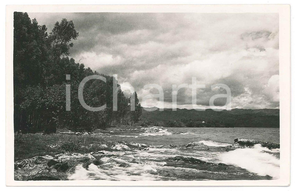 1940 ca CONGO - GOMA - Bord du Lac KIVU - Tempête  - Photo 14x9 cm  Fotografia d'epoca, che reca al verso la didascalia originale. GOOD/buono  Formato: 14x9 cm originale e autentica 1