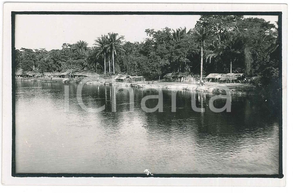 1940 ca CONGO - GOMA - Lac KIVU - Paysage - Photo 14x9 cm  Fotografia d'epoca. GOOD/buono  Formato: 14x9 cm originale e autentica 1