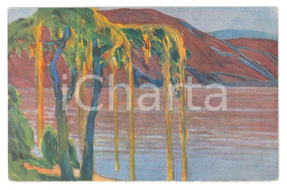 1910 ca COMPAGNIE BELGE MARITIME du CONGO - Paysage *Postcard art  Cartolina postale d'epoca, non viaggiata. GOOD/buono  Formato: 14x9 cm originale e autentica 1