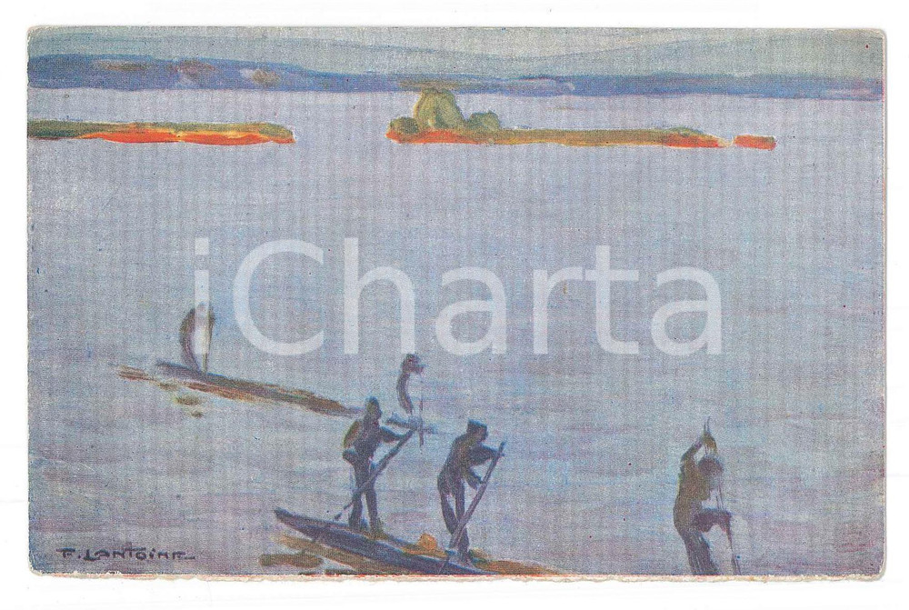 1910 ca COMPAGNIE BELGE MARITIME du CONGO - Carte postale Fernand LANTOINE  Cartolina postale d'epoca, non viaggiata. GOOD/buono  Formato: 14x9 cm originale e autentica 1