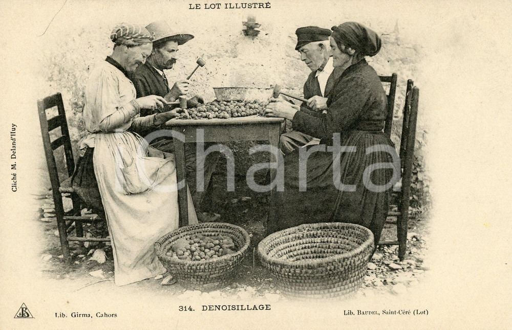 1910 ca FRANCE - LE LOT ILLUSTRÉ Denoisillage - Carte postale FP VG  Cartolina postale d'epoca, non viaggiataCONDIZIONI: FFORMATO: FP    originale e autentica 1