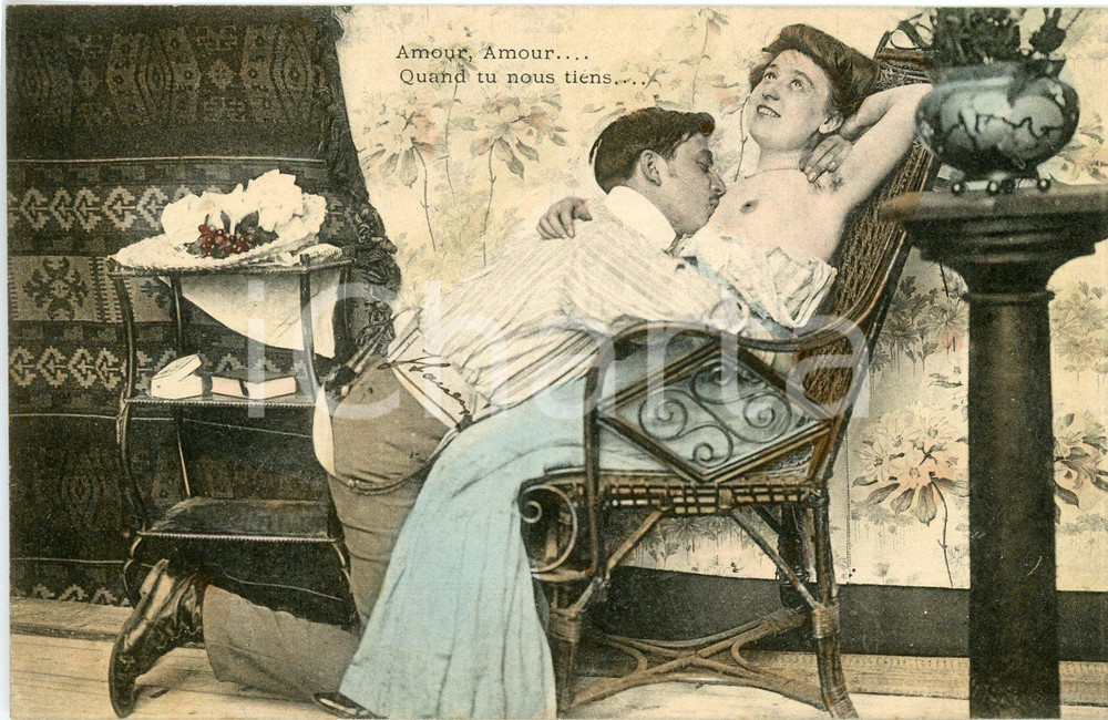 1910 ca EROTICA  VINTAGE Incontro tra due amanti - Cartolina postale FP NV  Cartolina postale d'epoca, scritta ma non viaggiata.CONDIZIONI: GFORMATO: FP    originale e autentica 1