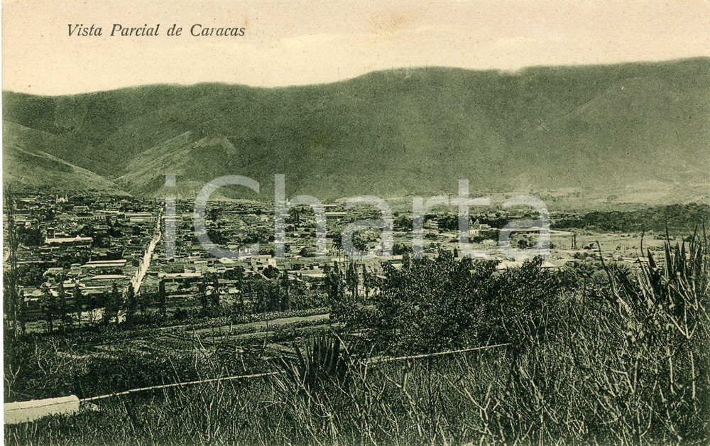 1910 ca CARACAS (VENEZUELA) Vista parcial - Tarjeta postal vintage FP NV  Cartolina postale d'epoca, non viaggiata.CONDIZIONI: GFORMATO: FP    originale e autentica 1