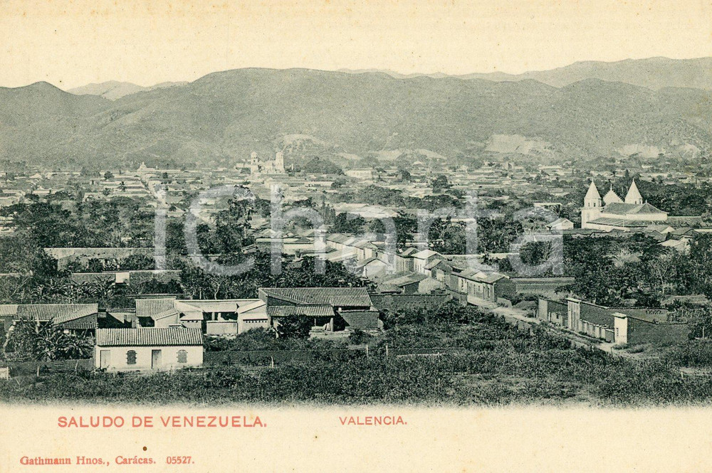 1910 ca VALENCIA (VENEZUELA) Veduta panoramica -  Cartolina postale vintage FP NV  Cartolina postale d'epoca, non viaggiata.CONDIZIONI: GFORMATO: FP    originale e autentica 1