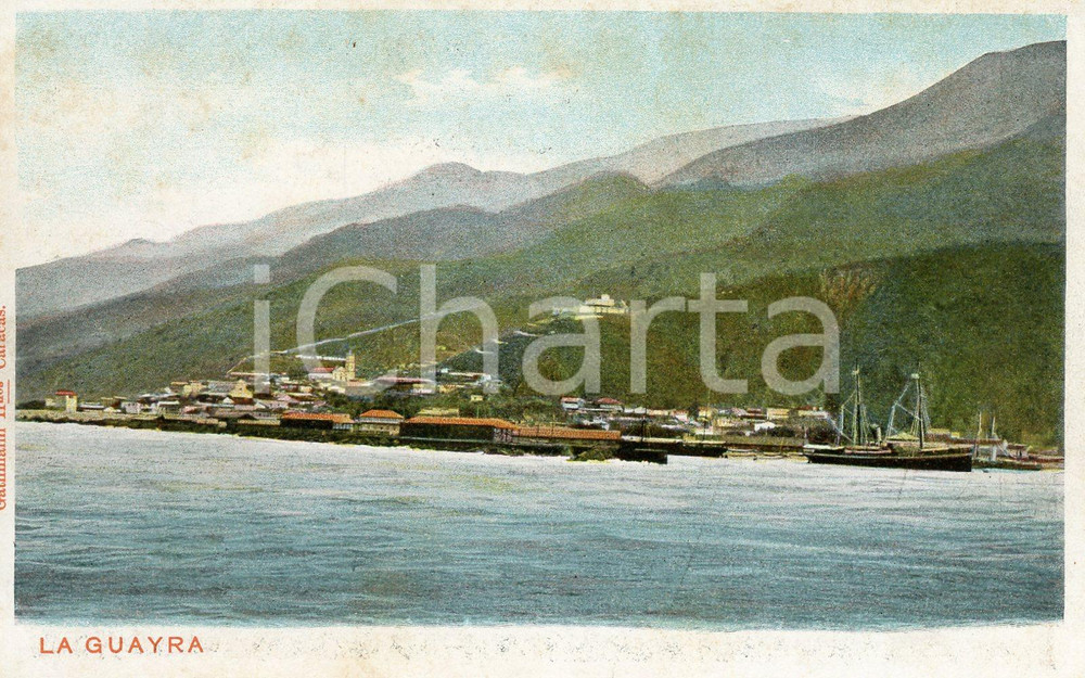 1910 ca LA GUAIRA (VENEZUELA) Veduta dal mare - Cartolina vintage FP NV  Cartolina postale d'epoca, non viaggiata.CONDIZIONI: GFORMATO: FP    originale e autentica 1