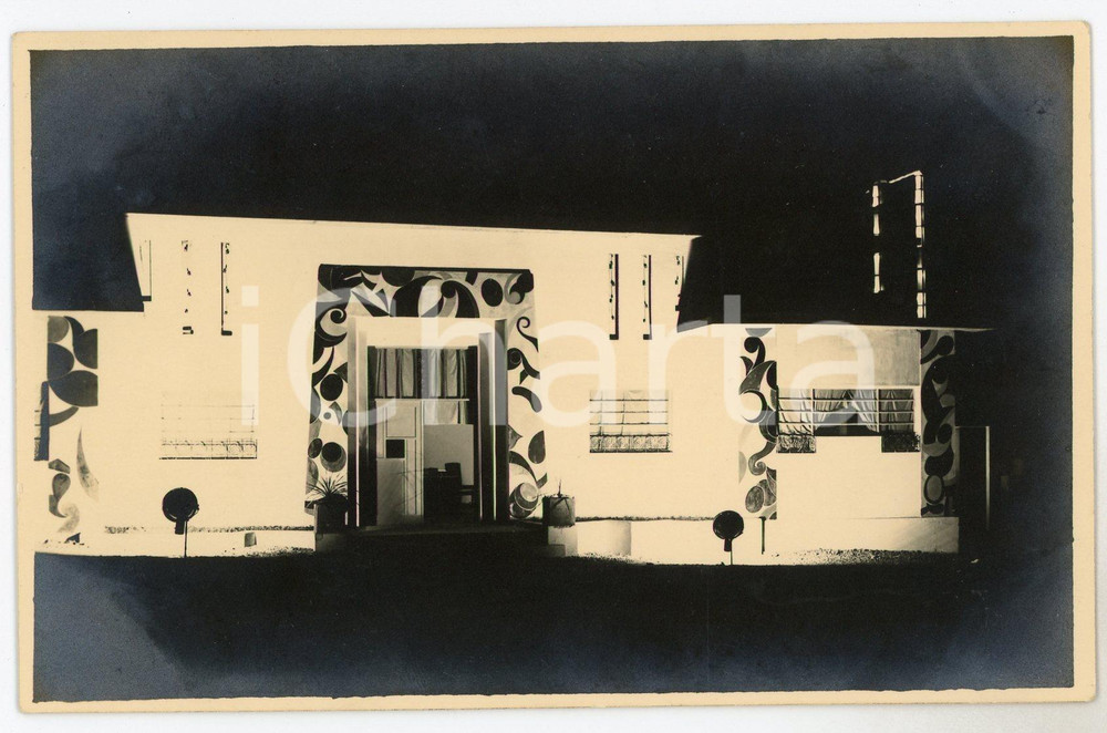 1931 CONGO BELGE Exposition de ELIZABETHVILLE - Photo 14x9 cm  Fotografia d'epoca in formato cartolina postale FAIR/discreto Lievi smussature agli angoli, aloni Formato: FP originale e autentica 1