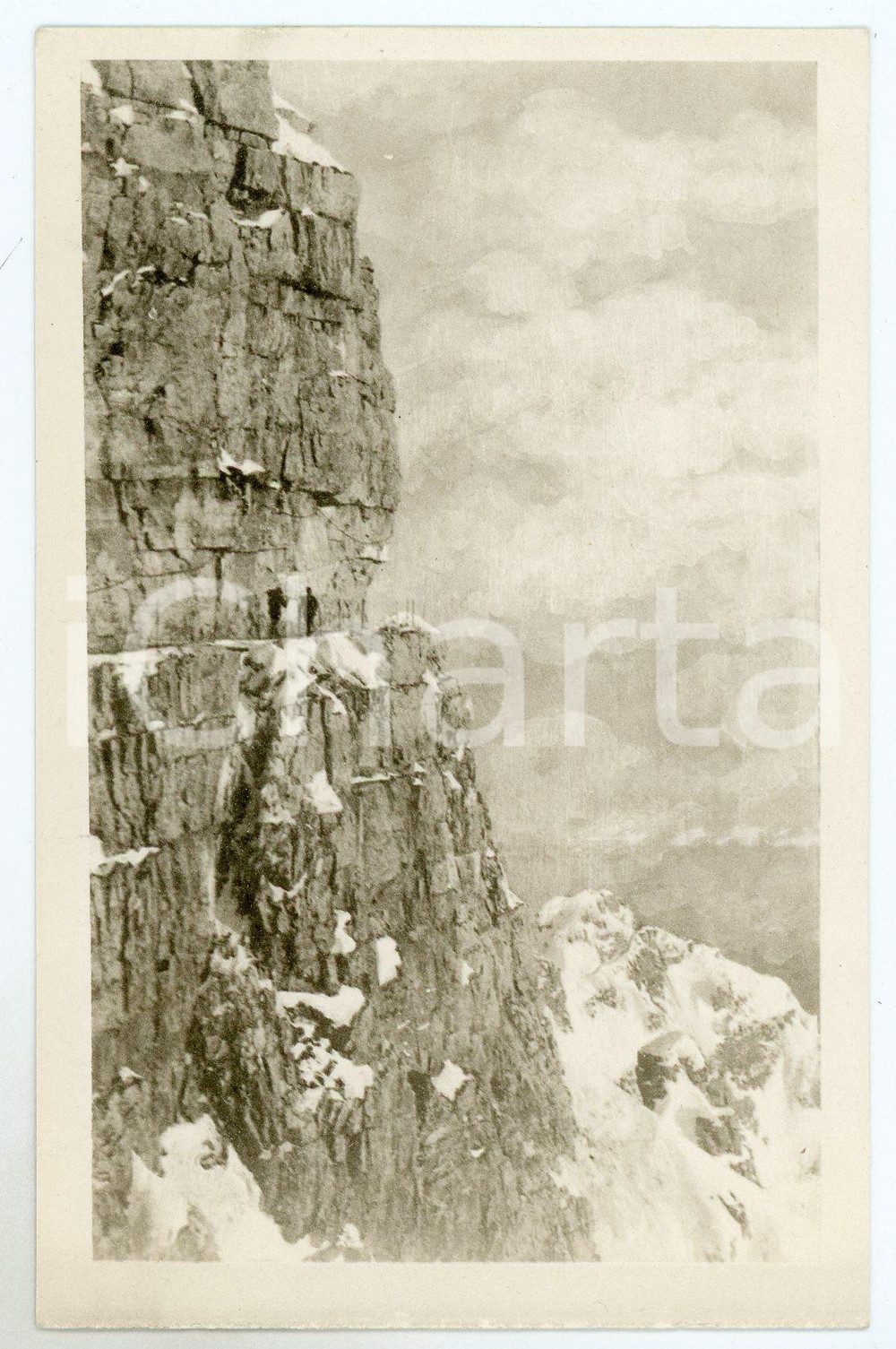 1915 ca WW1 - GUERRA D'ITALIA Mulattiera sul Pasubio - Cartolina FP NV  Cartolina postale d'epoca, non viaggiata. FAIR/discreto Lievi smussature agli angoli Formato: FP originale e autentica 1
