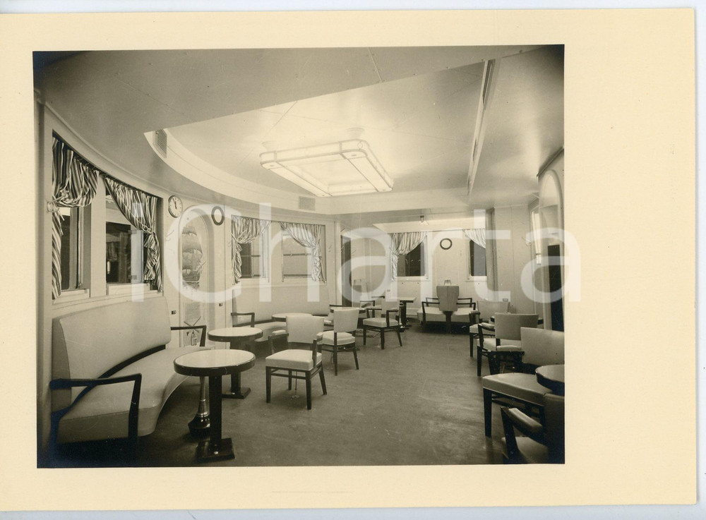 1930 ca COMPAGNIE MARITIME BELGE - M.V. Albertville - Le café - Postcard  Cartolina postale d'epoca, non viaggiata. GOOD/buono  Formato: FG originale e autentica 1