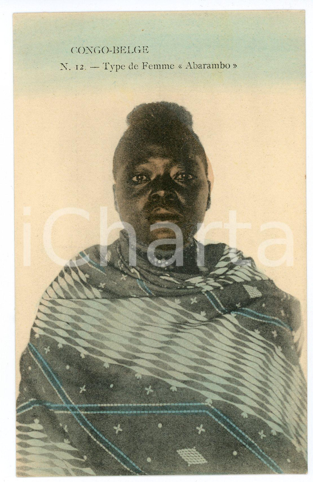 1910 ca CONGO BELGE Types de femmes ABARAMBO - Vintage postcard FP NV  Cartolina postale d'epoca, non viaggiata.CONDIZIONI: FAIRFORMATO: FP    originale e autentica 1