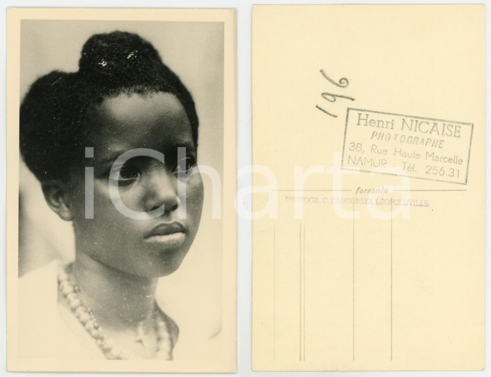 1930 C. ZAGOURSKI «L'Afrique qui disparaît» RUANDA Enfant Mutudzi ^Postcard 109  Fotocartolina postale d'epoca, appartenente alla 2^serie &laquo;L'Afrique qui dispara&icirc;t&raquo; del fotografo Casimir Zagourski (L&eacute;opoldville).N&deg;109, non viaggiata.Al verso timbro: "Henri Nicaise Photographe - Namur"CONDIZIONI: FAIR (bassa qualit&agrave; di stampa)FORMATO: 9x14 cm     originale e autentica 1