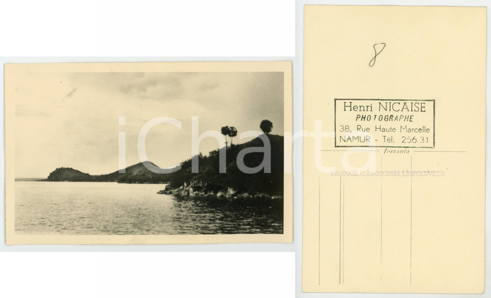 1930 ca C. ZAGOURSKI «L'Afrique qui disparaît» Lac KIVU - Postcard n.205  Fotocartolina postale d'epoca, appartenente alla serie &laquo;L'Afrique qui dispara&icirc;t&raquo; del fotografo Casimir Zagourski (L&eacute;opoldville).N&deg; 205, non viaggiata.CONDIZIONI: GFORMATO: 14x9 cm     originale e autentica 1
