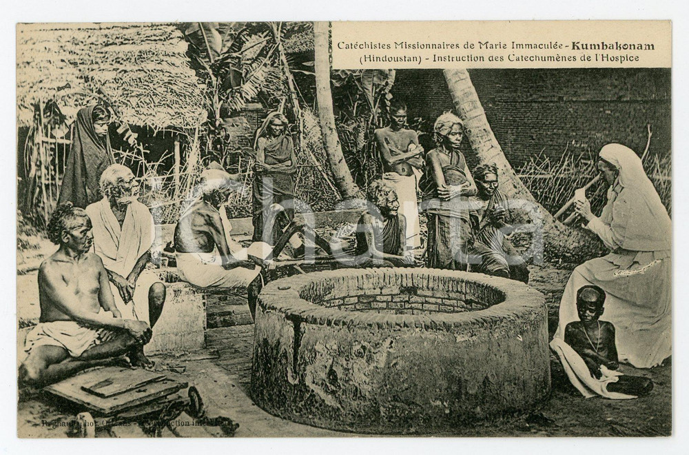 1910ca KUMBAKONAM (INDIA) Missionaires de Marie Immaculée - Postcard FP NV (1) Cartolina postale d'epoca, non viaggiata. CONDIZIONI: FAIRFORMATO: FP    originale e autentica 1