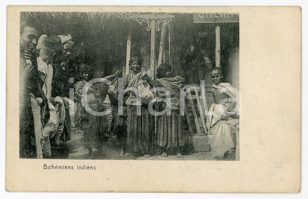 1910 ca INDIA Bohémiens indiens - Carte postale FP NV Cartolina postale d'epoca, non viaggiata. CONDIZIONI: FAIRFORMATO: FP    originale e autentica 1
