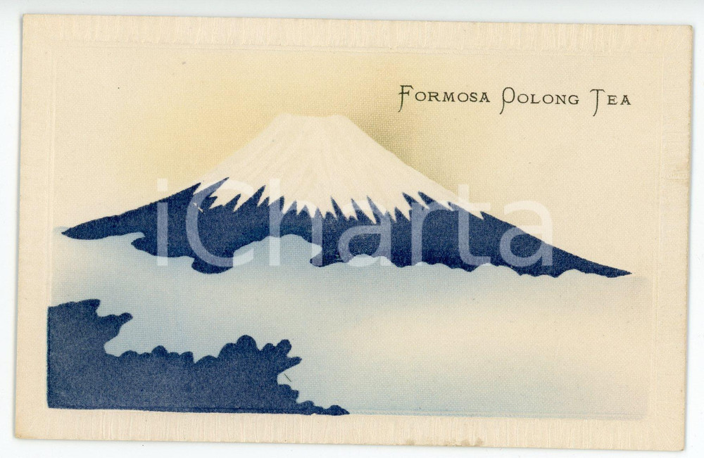 1920ca JAPAN Formosa Oolong Tea advertising KATSUDO-SHI - Postcard (1) Cartolina postale d'epoca, non viaggiata.CONDIZIONI: FAIRFORMATO: FP    originale e autentica 1