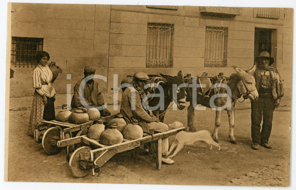 1915 ca TOLEDO (ESPAÑA) Tipos - Tarjeta postal antigua ETHNIC TYPES Cartolina postale d'epoca, non viaggiataCONDIZIONI: GFORMATO: FP    originale e autentica 1