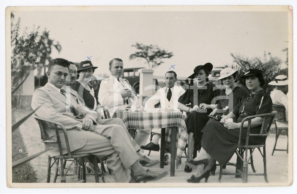 1935 ca LEOPOLDVILLE Résidence du Governeur Pierre Marie Joseph RYCKMANS Photo Fotografia d'epoca in formato cartolina postale, non viaggiata ma con scritta al verso. FAIR/discreto Lievi smussature agli angoli Formato: 8x13 originale e autentica 1
