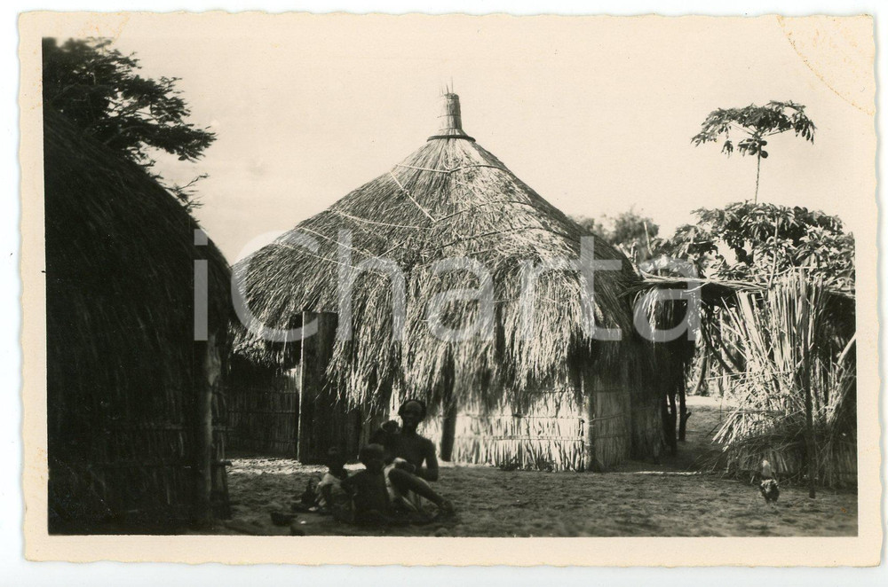 1930 ca SENEGAL Village indigÃ¨ne - Carte postale FP NV  Cartolina postale d'epoca, viaggiata.CONDIZIONI: FAIR FORMATO: FP    originale e autentica 1