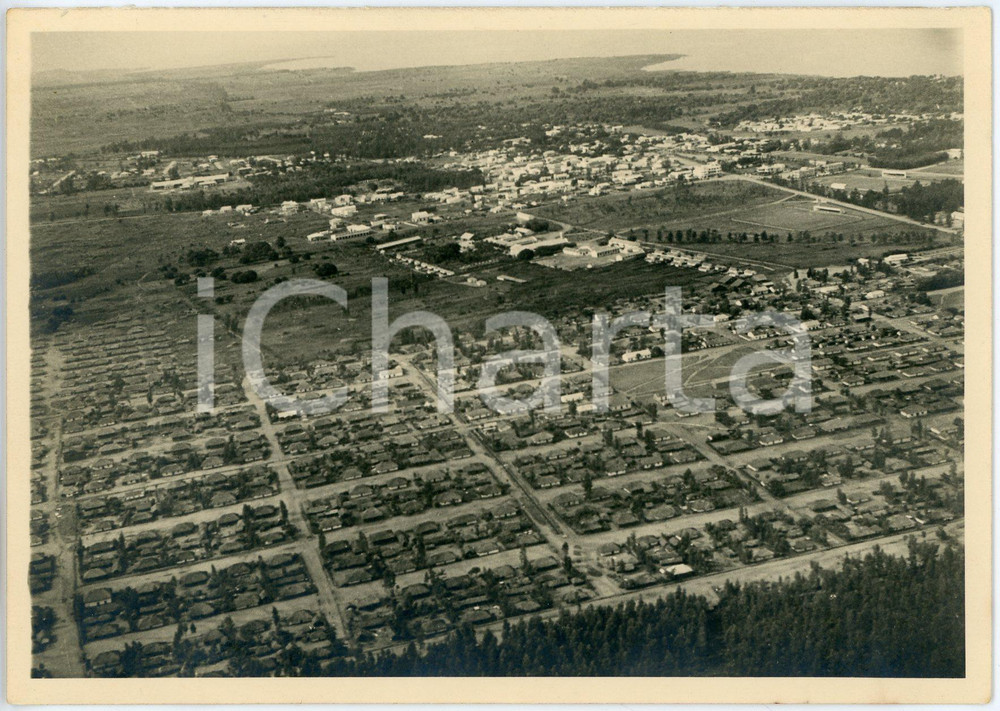 1950 ca CONGO (?) - AFRICA View of a city - Postcard FG NV  Cartolina postale d'epoca, non viaggiata.CONDIZIONI: FAIRFORMATO: FG    originale e autentica 1
