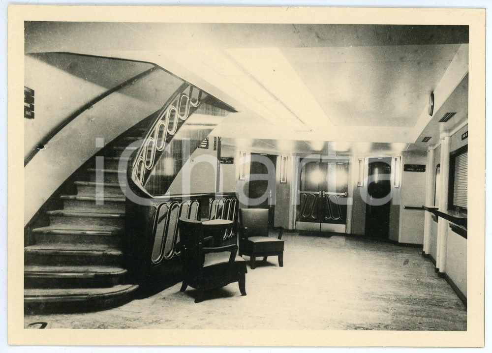1930 ca ANVERS - M.V. LEOPOLDVILLE Hall d'entrée - Cartolina FG NV Cartolina d'epoca, non viaggiata. FAIR/discreto Lievi smussature agli angoli Formato: FG originale e autentica 1