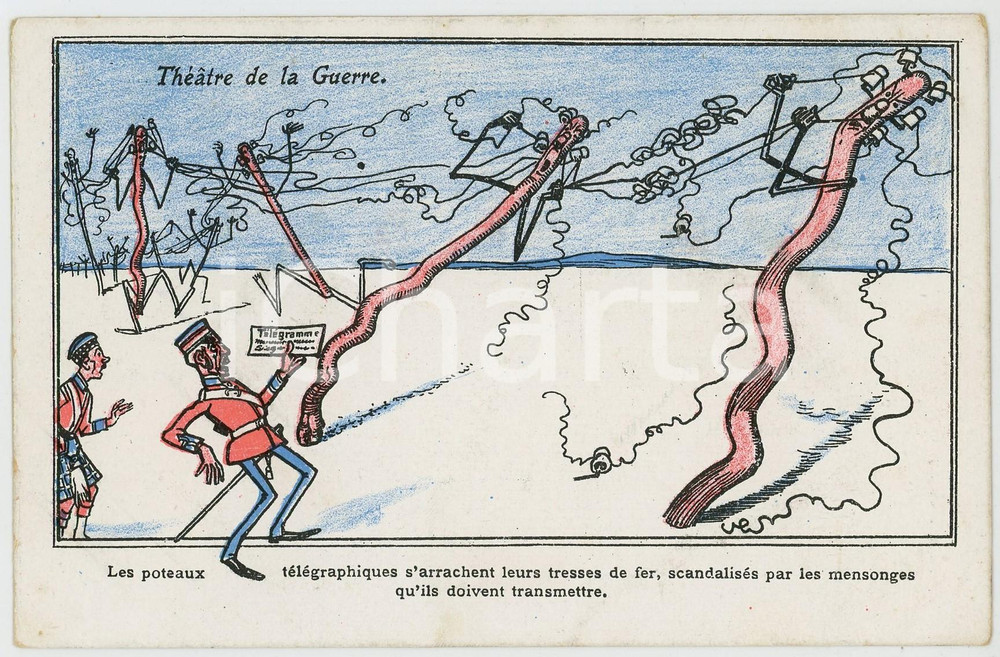 1900ca GUERRE DES BOERS - THÉÂTRE DE LA GUERRE Poteaux télégraphiques - FP NV  Cartolina postale d'epoca, non viaggiata.CONDIZIONI: FAIR FORMATO: FP     originale e autentica 1
