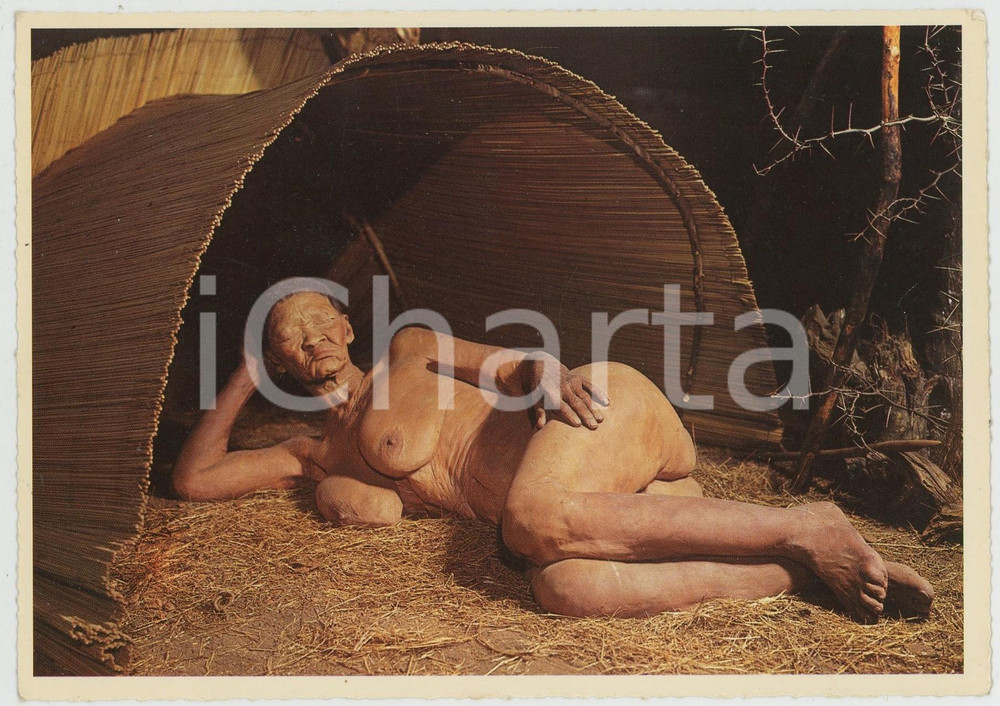 1970ca CAPE TOWN South African Museum - Life cast of Bushman woman Postcard FG  Cartolina postale d'epoca, viaggiata.EDIZIONE: Arthur English PrintsCONDIZIONI: GOODFORMATO: FG    originale e autentica 1