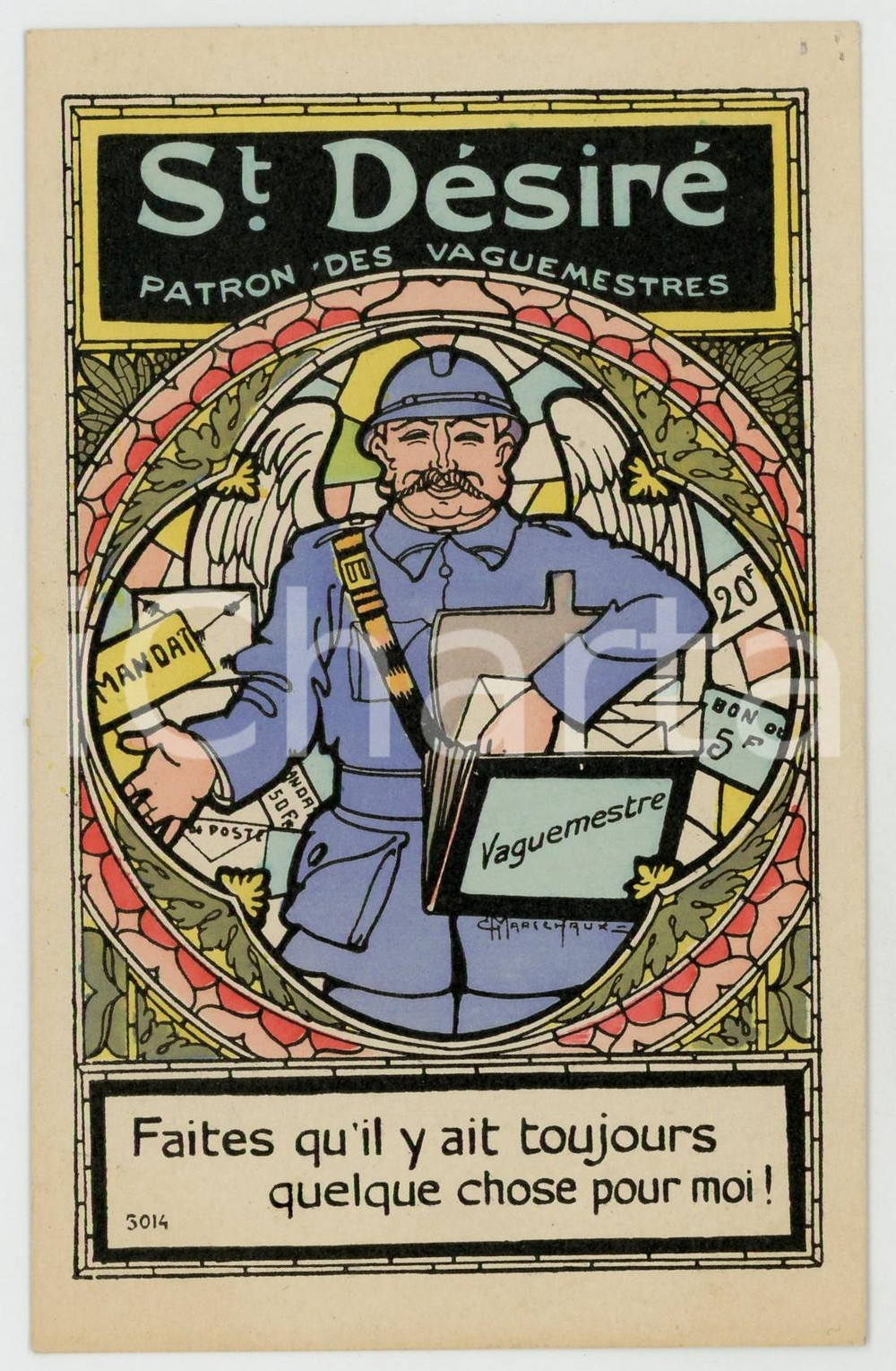 1910 ca FRANCE - HUMOUR Artist MARECHAUX St. Désiré - Carte postale FP NV  Cartolina postale d'epoca, non viaggiata. FAIR/discreto Lievi smussature agli angoli Formato: FP originale e autentica 1