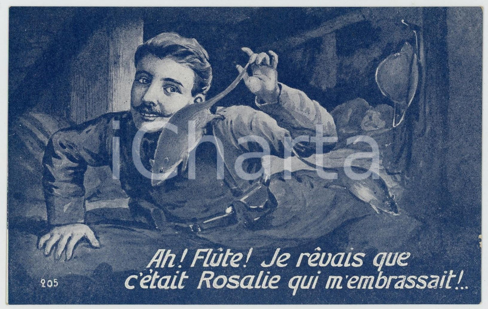 1915 WW1 - HUMOUR Soldier in the trenches with rats ILLUSTRATED Postcard FP NV  Cartolina postale d'epoca, non viaggiata. FAIR/discreto Lievi smussature agli angoli Formato: FP originale e autentica 1