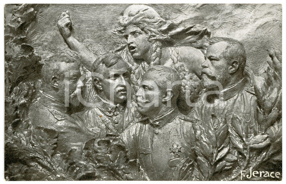 1915 ca WW1 NAPOLI Comitato Dame Alleate - Scultura Francesco JERACE Cartolina  Cartolina d'epoca, non viaggiata.CONDIZIONI: GOODFORMATO: FP    originale e autentica 1