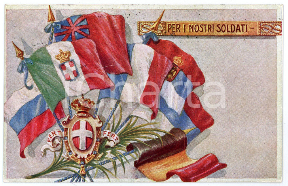 1917 WW1 - TORINO Gruppo femminile assistenza profughi e combattenti - Cartolina  Cartolina postale d'epoca, viaggiata. FAIR/discreto Lievi smussature agli angoli Formato: FP originale e autentica 1