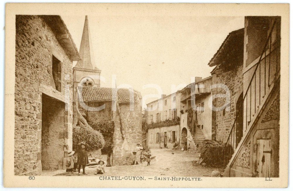 1910 ca CHATEL-GUYON (FRANCE) Saint-Hippolyte - Carte postale FP NV  Cartolina postale d'epoca, non viaggiata. FAIR/discreto Lievi smussature agli angoli Formato: FP originale e autentica 1