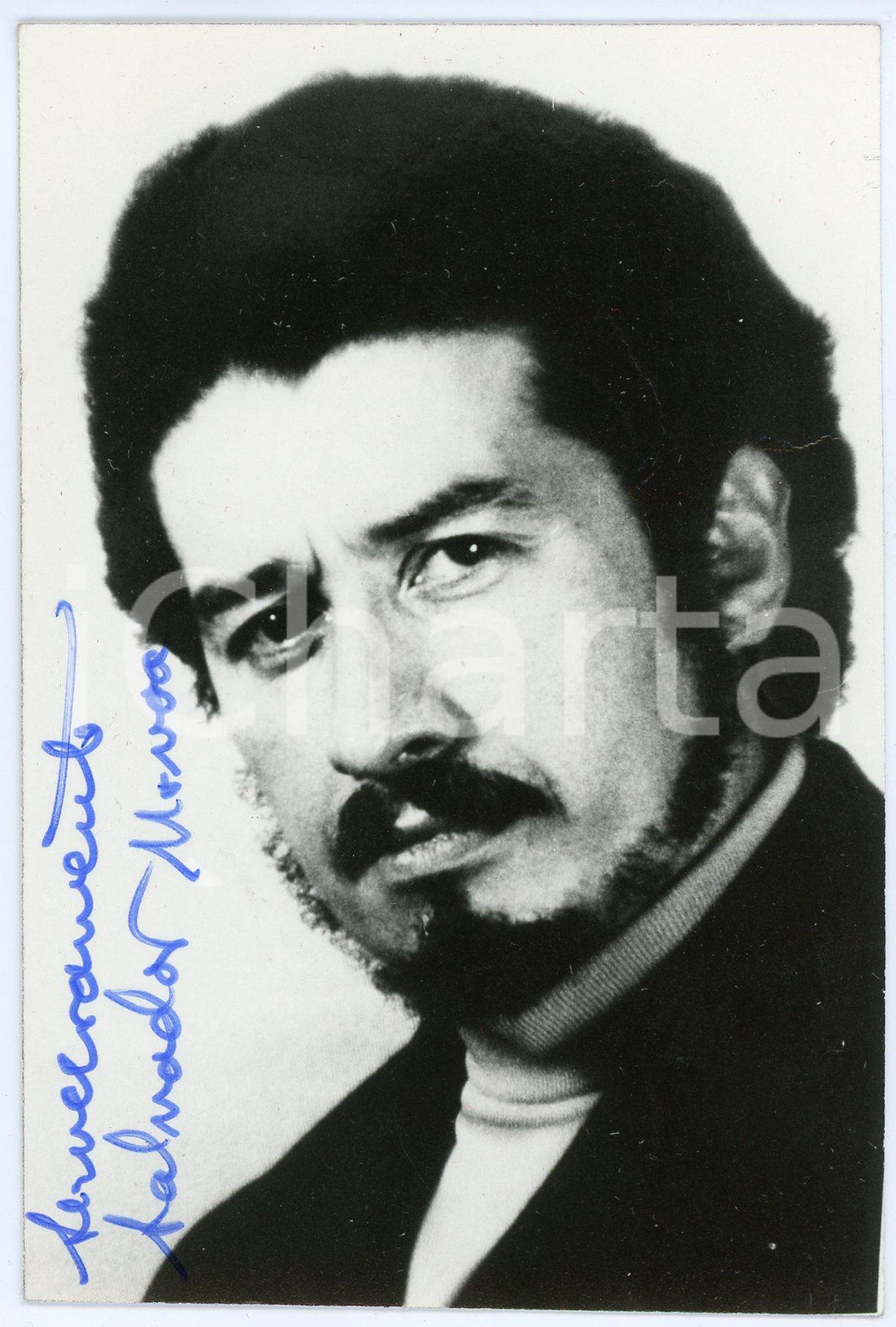 1972 Salvador NOVOA Mexican tenor  - AUTOGRAPHED Photo 10x15 cm Fotografia d'epoca, con autografo. CONDIZIONI: GFORMATO: 10x15 cm     originale e autentica 1