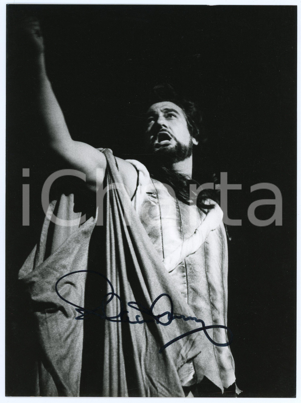 1978 ORANGE Placido DOMINGO tenor - "Samson et Dalila" - AUTOGRAPHED Photo 18x24 Fotografia d'epoca, con autografo del celebre tenore. CONDIZIONI: GFORMATO: 18x24 cmFOTOGRAFO: Studio Bernateau - Orange     originale e autentica 1