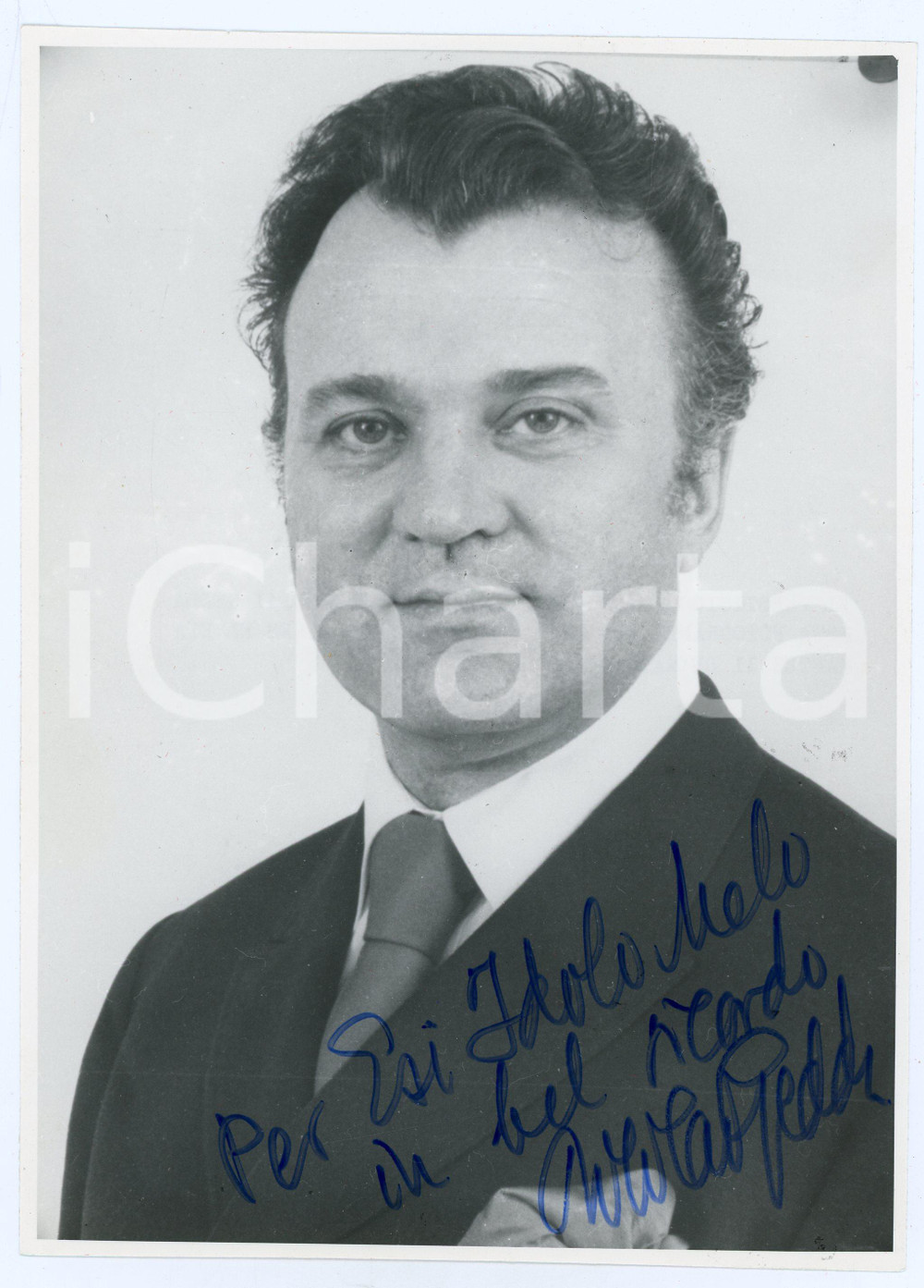 1971 Nicolai GEDDA Swedish operatic tenor - AUTOGRAPHED photo 17x23 cm Fotografia d'epoca, con autografo. CONDIZIONI: GFORMATO: 17x23 cm     originale e autentica 1