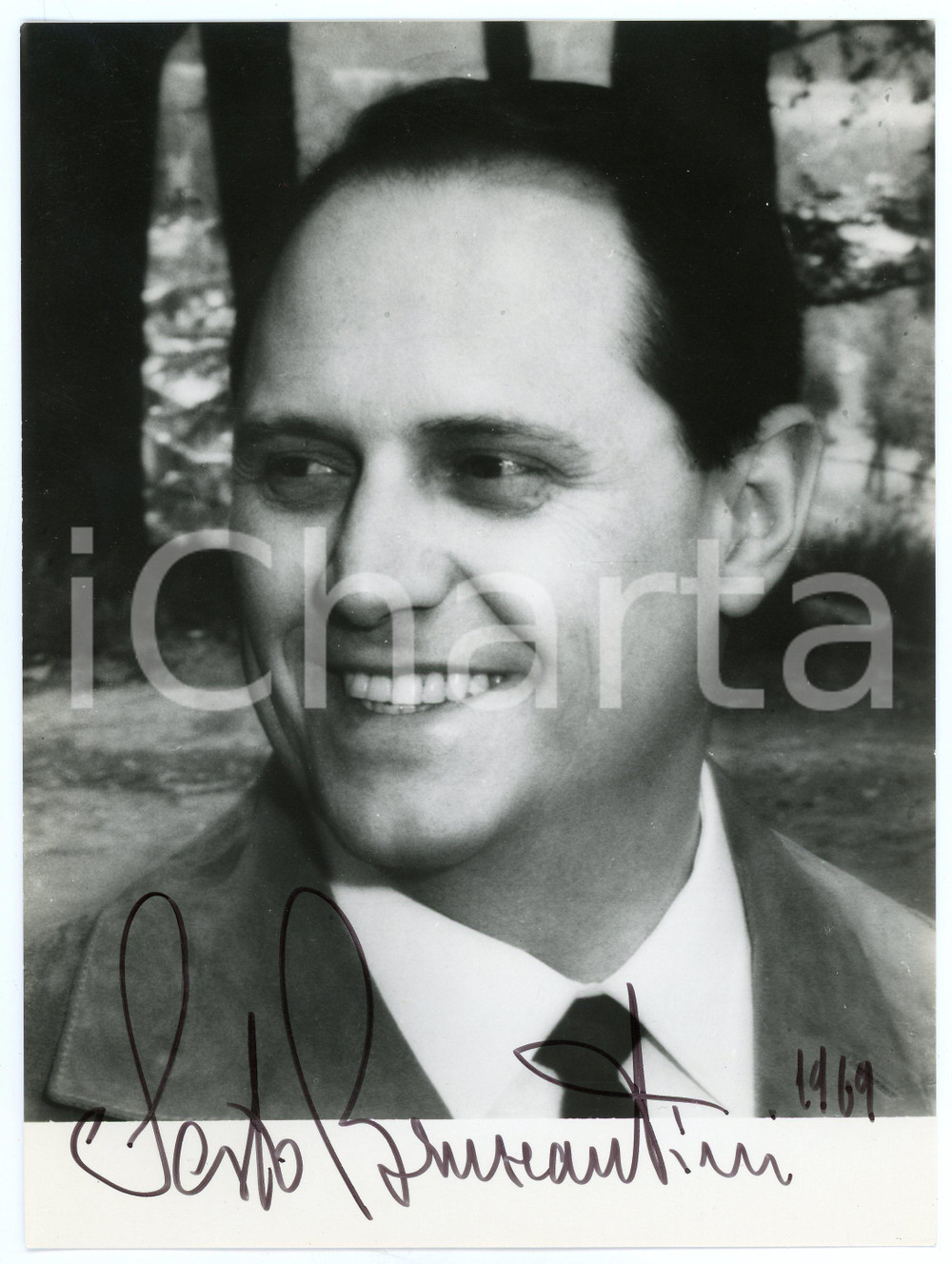1969 LIRICA Sesto BRUSCANTINI baritono - Foto con AUTOGRAFO 18x24 cm Fotografia d'epoca, con autografo. CONDIZIONI: GFORMATO: 18x24 cm     originale e autentica 1