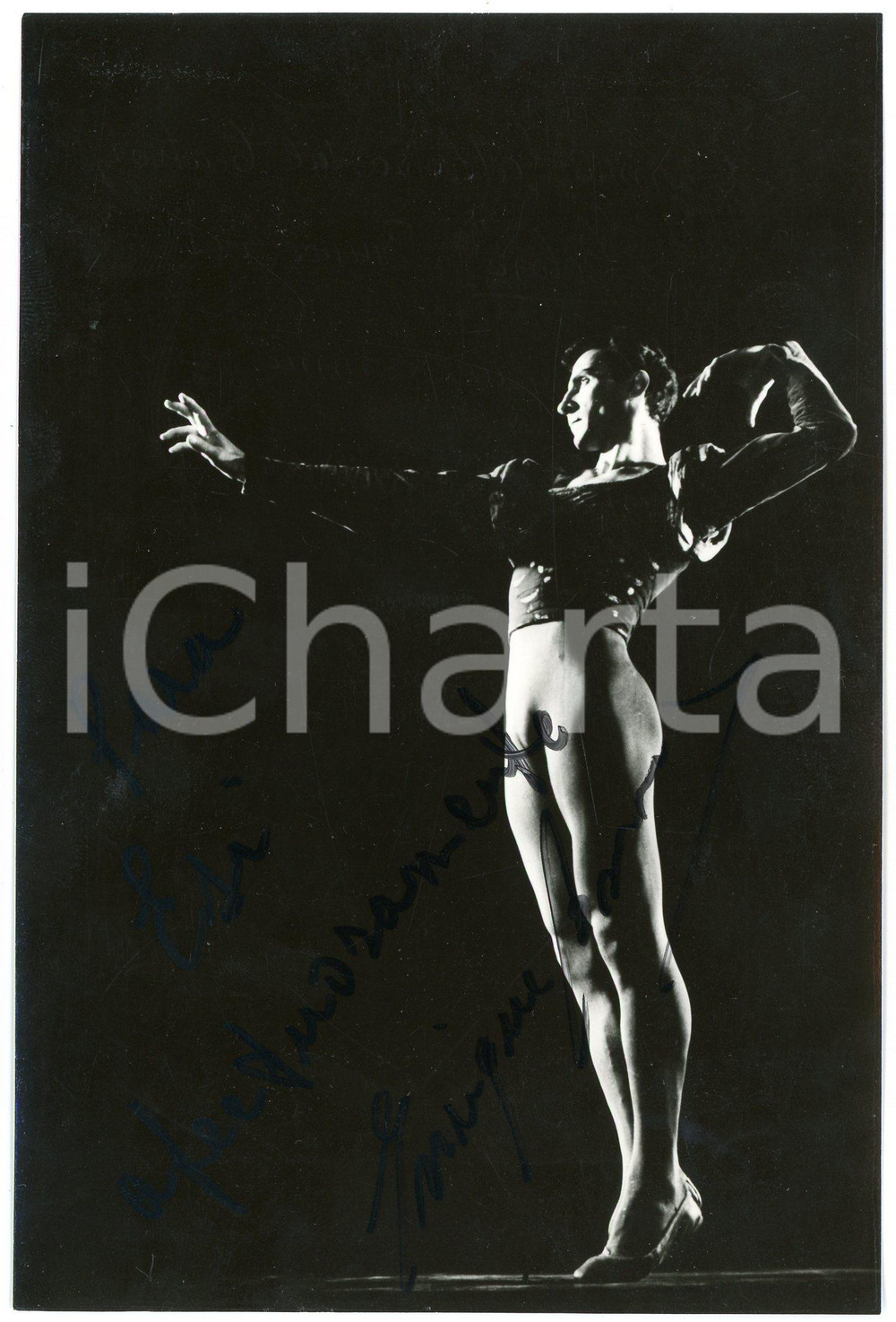 1953 BUENOS AIRES Enrique LOMMI ballerino - Foto con AUTOGRAFO 12x18 cm Fotografia d'epoca, con autografo. CONDIZIONI: GFORMATO: 12x18 cm     originale e autentica 1