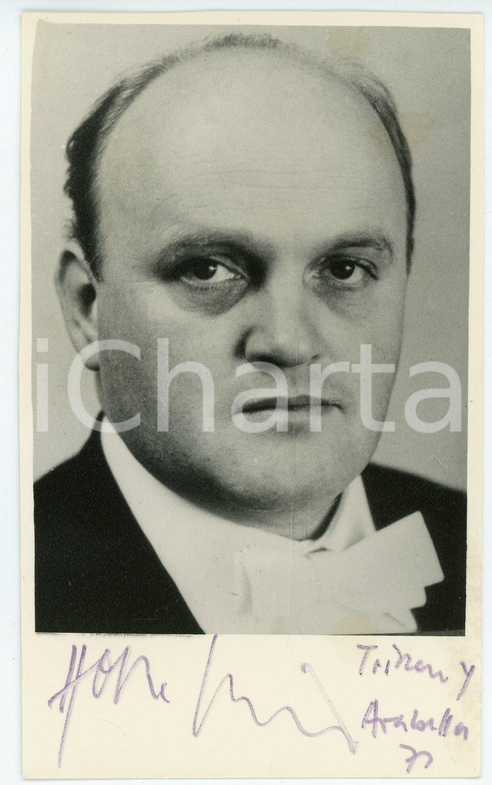 1971 Horst STEIN German conductor - AUTOGRAPHED Photo 8x14 cm Fotografia d'epoca, con autografo. CONDIZIONI: GFORMATO: 8x14 cm     originale e autentica 1