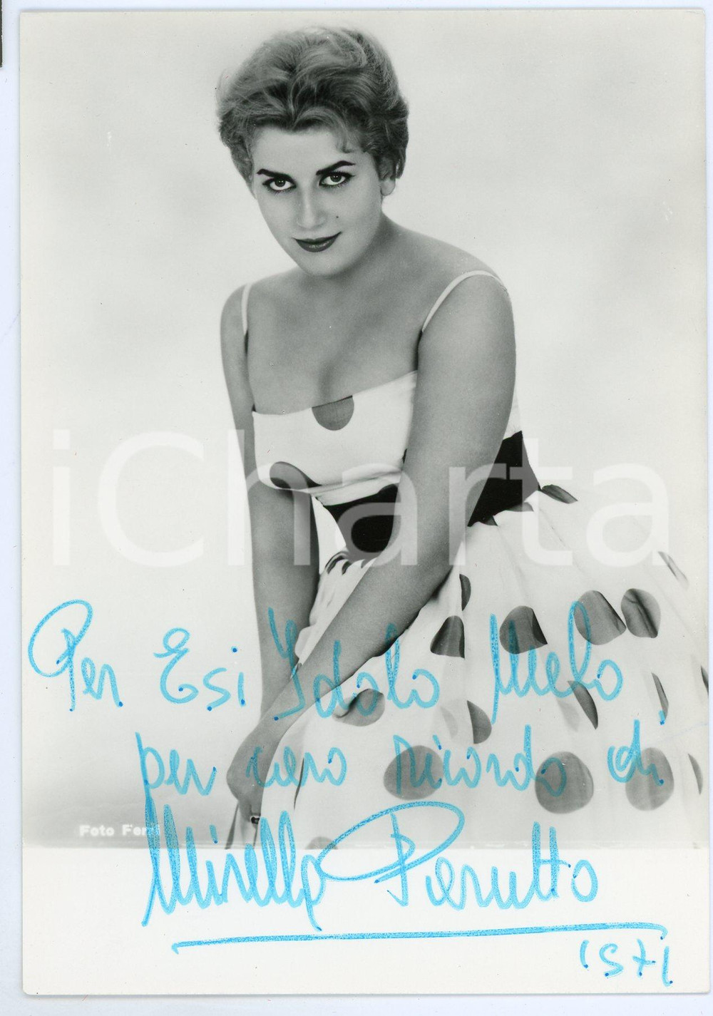 1971 LIRICA Mirella PARUTTO mezzosoprano - Foto con AUTOGRAFO 10x15 cm Fotografia d'epoca, con autografo. CONDIZIONI: GFORMATO: 10x15 cm     originale e autentica 1