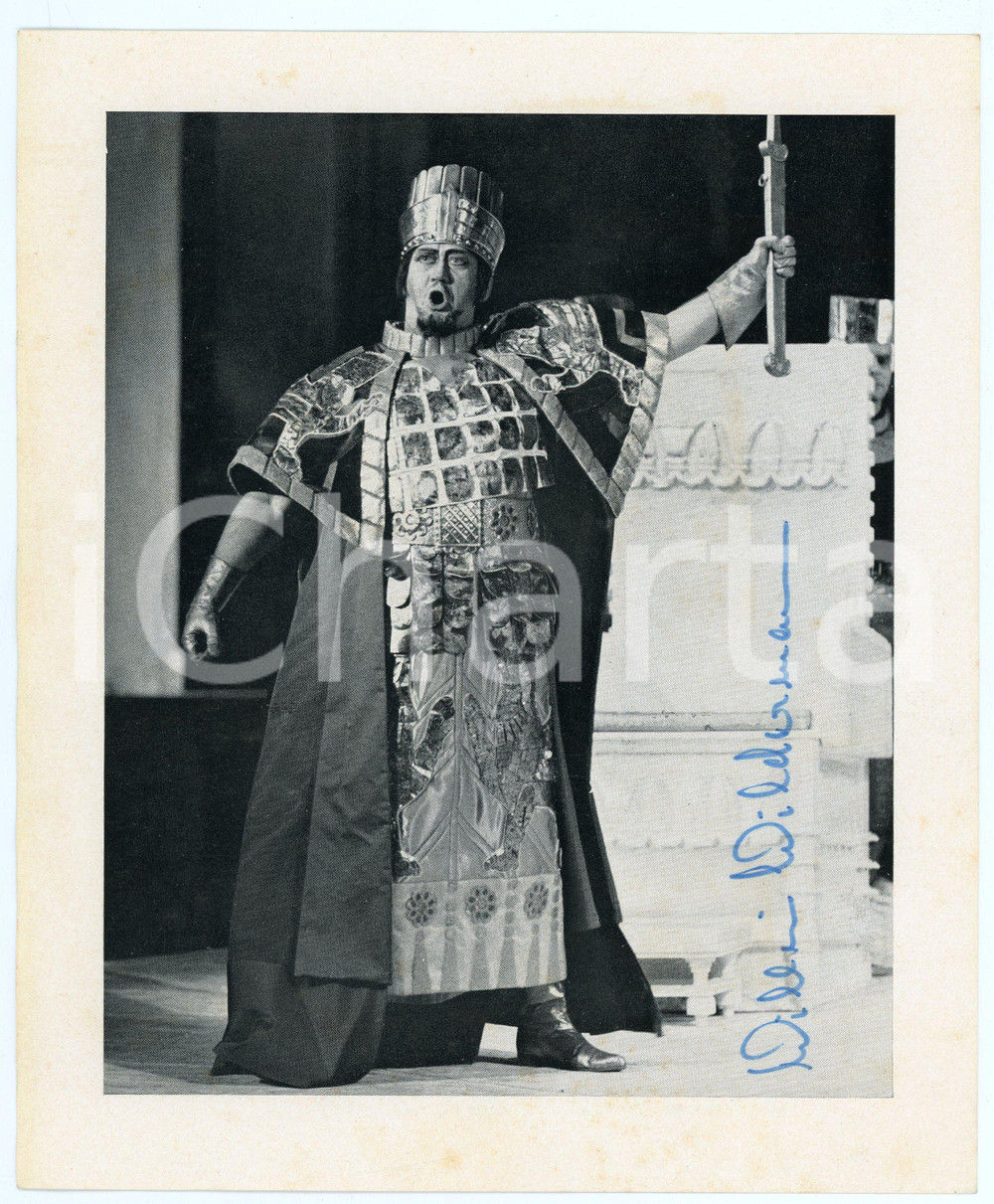1970 LIRICA Basso William WILDERMANN - Foto con AUTOGRAFO 18x22 cm Fotografia seriale d'epoca, con autografo. CONDIZIONI: G FORMATO: 18x22 cm    originale e autentica 1