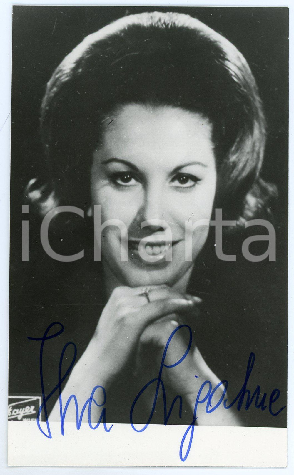 1967 Ilva LIGABUE soprano - Ritratto - Foto con AUTOGRAFO 9x14 cm Fotografia d'epoca, con autografo. CONDIZIONI: GFORMATO: 9x14 cm     originale e autentica 1