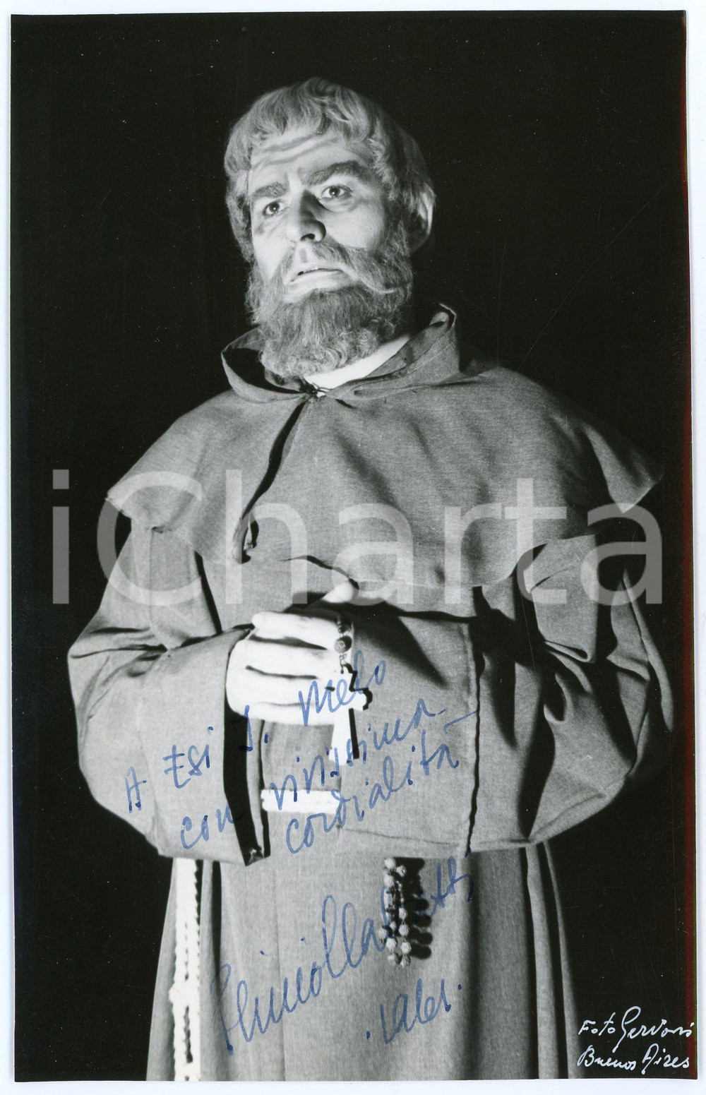 1961 BUENOS AIRES Basso Plinio CLABASSI - Foto con AUTOGRAFO 11x17 cm Fotografia d'epoca, con autografo. CONDIZIONI: GFORMATO: 11x17 cm     originale e autentica 1
