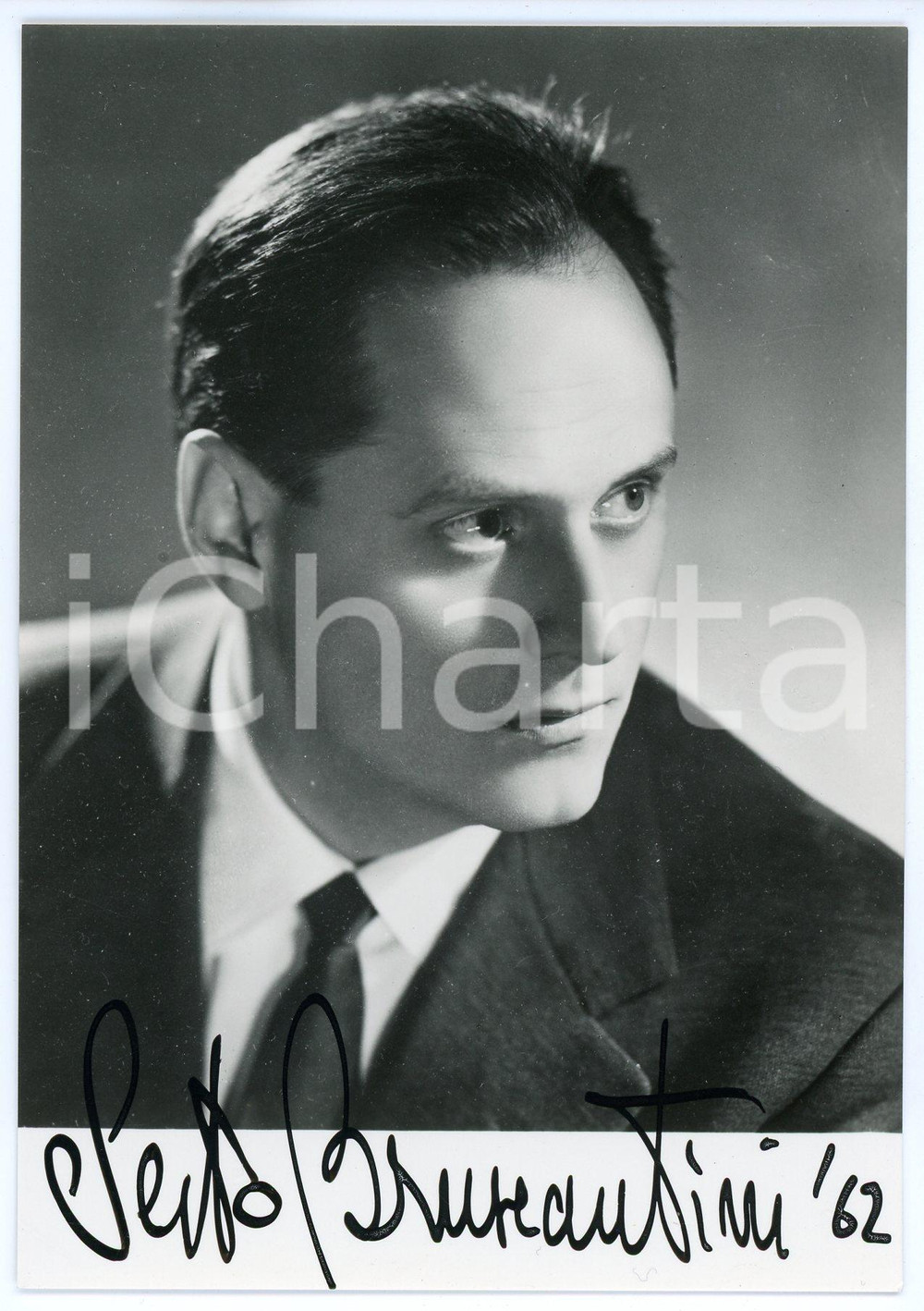 1962 Sesto BRUSCANTINI baritono - Ritratto - Fotografia con AUTOGRAFO 10x15 Fotografia d'epoca, con autografo. CONDIZIONI: GFORMATO: 10x15 cm     originale e autentica 1