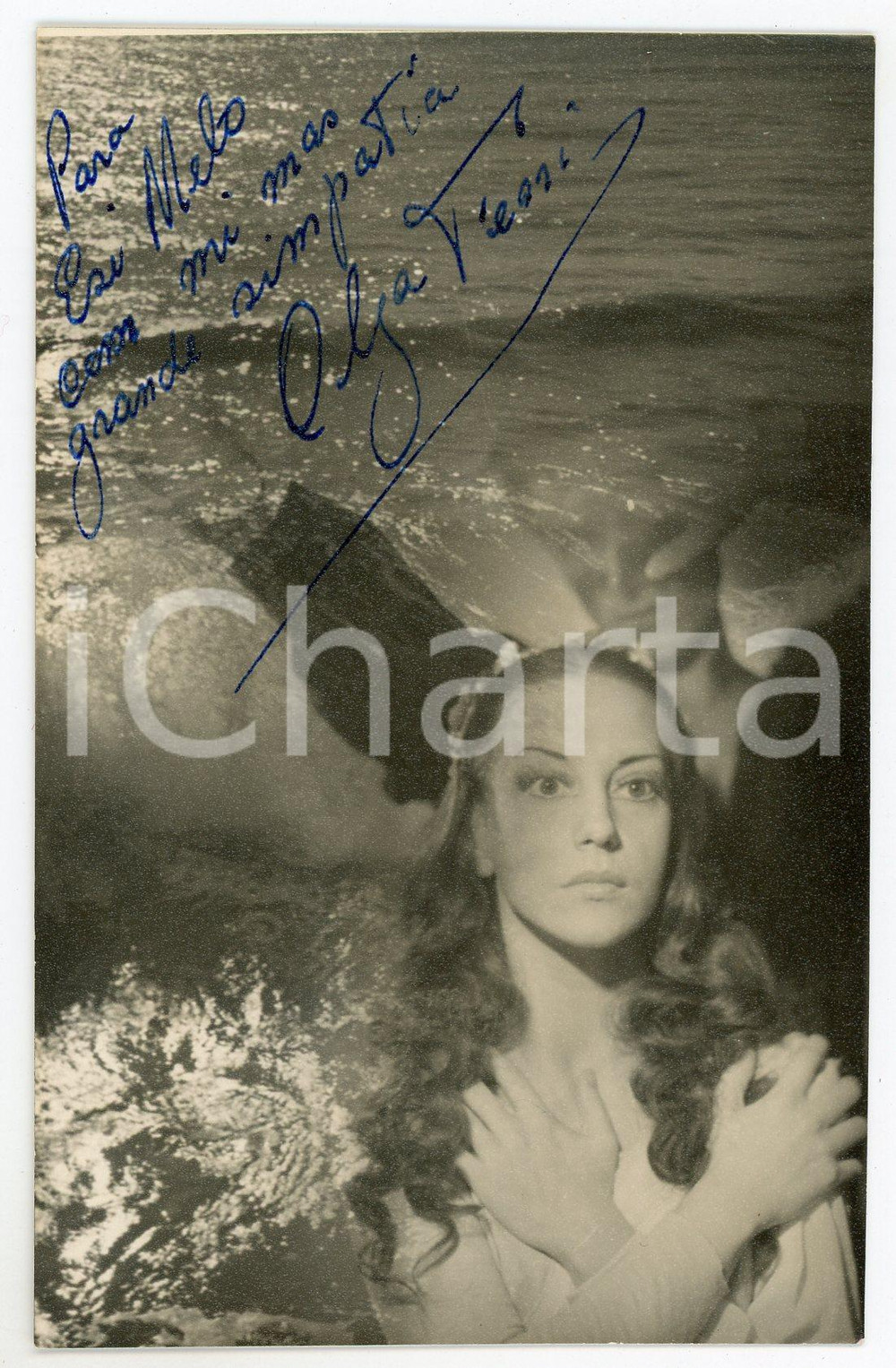 1952 BUENOS AIRES - BALLET - Olga Ehtel FERRI dancer AUTOGRAPHED photo 9x14 cm Fotografia d'epoca, con autografo. CONDIZIONI: GFORMATO: 9x14 cm     originale e autentica 1